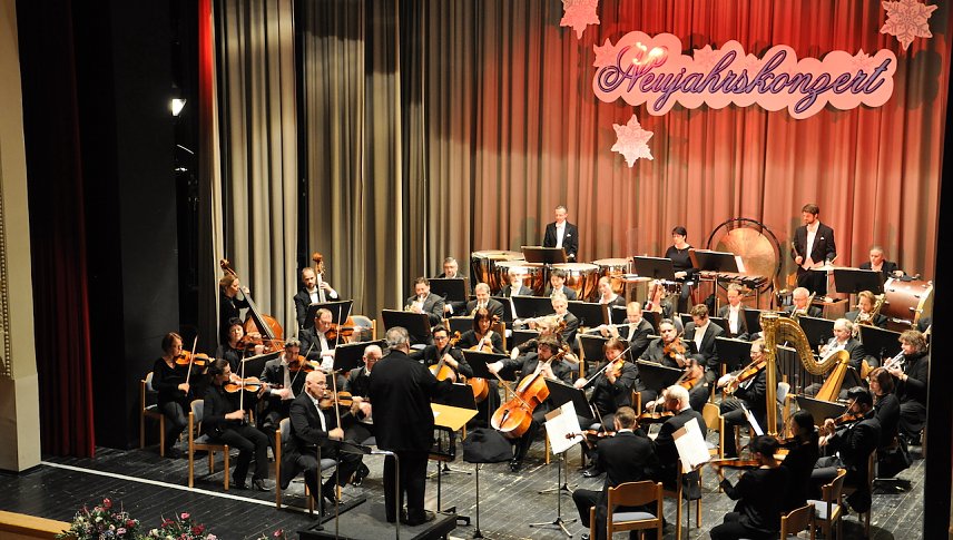Bild: Das Loh-Orchester Beie einem fr&uuml;heren Neujahrskonzert