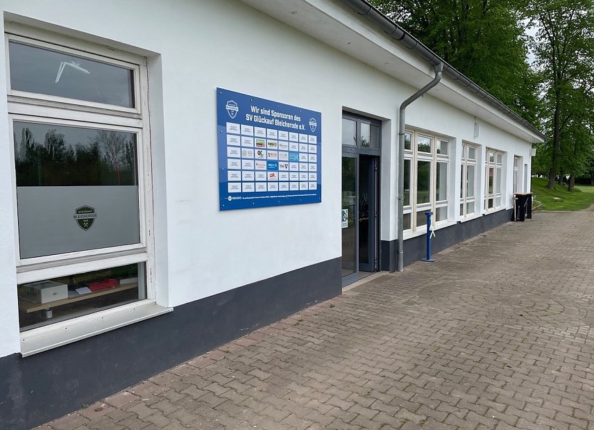 Bild: SV Gl&uuml;ckauf Bleicherode e.V. - Austausch der Fenster im Vereinsheim