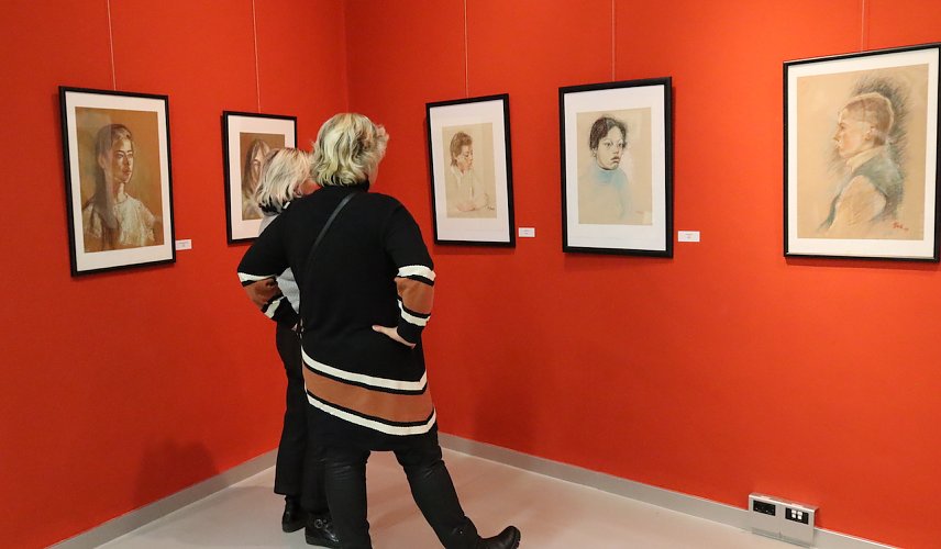 Bild: G&uuml;nter-Groh-Ausstellung in der Flohburg