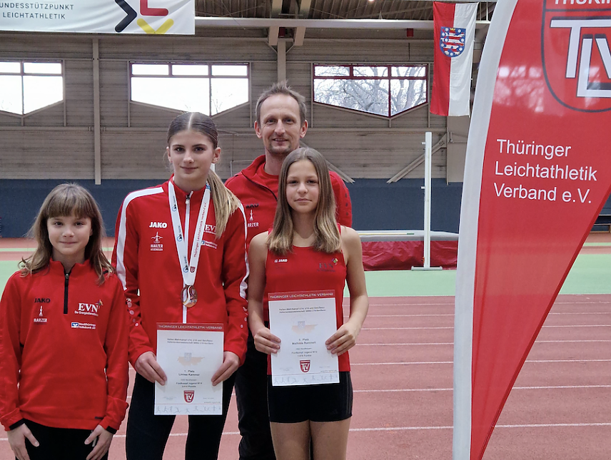Bild: Erfolgreiche HSG Athleten in Erfurt