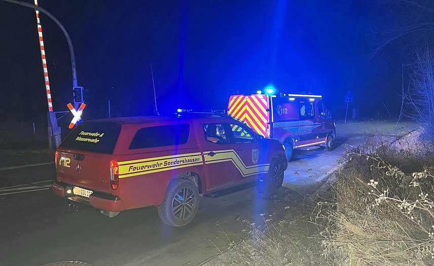 Bild: Unfall im Gleisbett