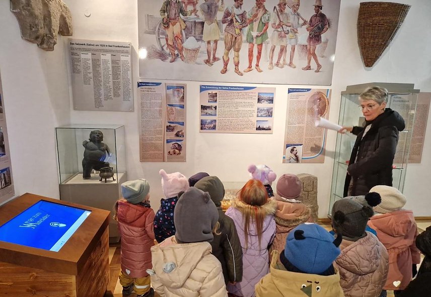 Bild: KInder der Kindervilla besuchen das Regionalmuseum Bad Frankenhausen