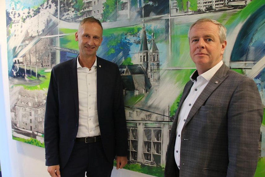 Bild: Die WBG Vorst&auml;nde Sven D&ouml;rmann und Steffen Loup