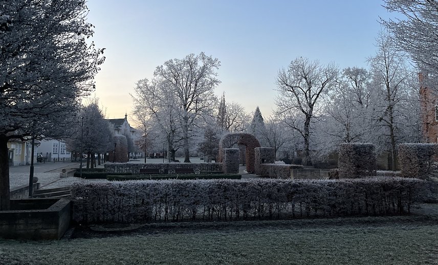 Bild: Es bleibt winterlich kalt