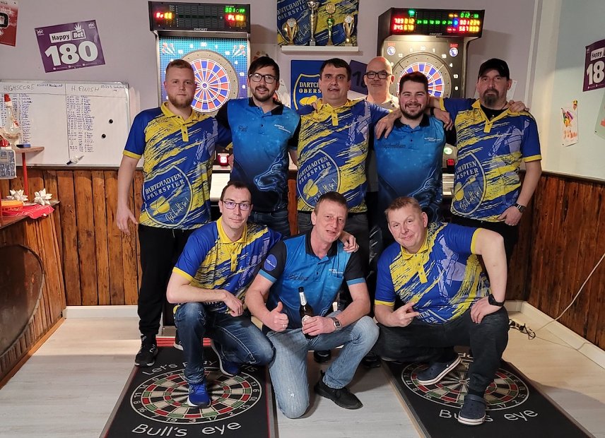 Bild: Dartchaoten Oberspier gewinnen nach einem Spielkrimi gegen Steinrode
