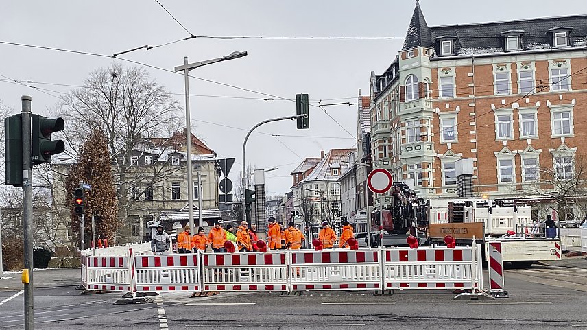 Bild: Baubesprechung - Sanierung Bahnhofsbr&uuml;cke Nordhausen