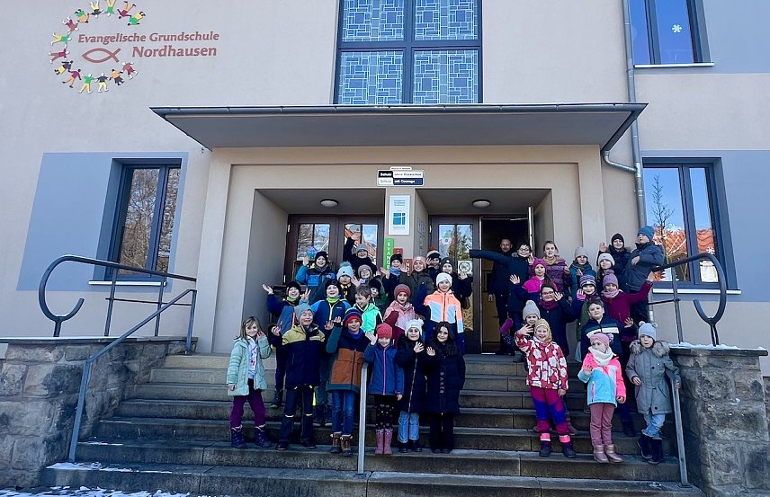 Bild: Tag der offenen T&uuml;r an der Evangelischen Grundschule