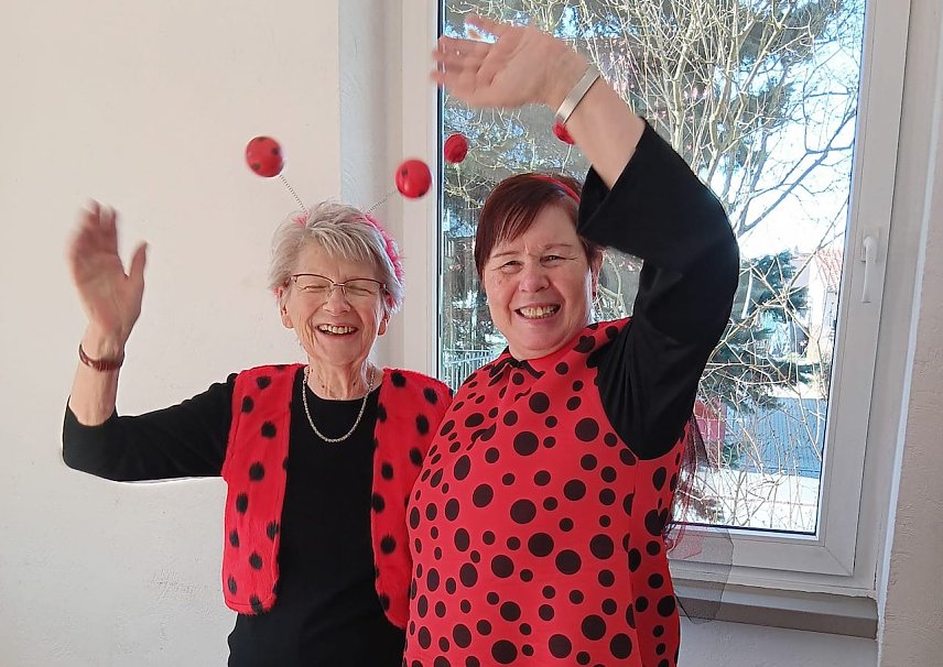 Bild: Fasching im Seniorentreff in Jecha