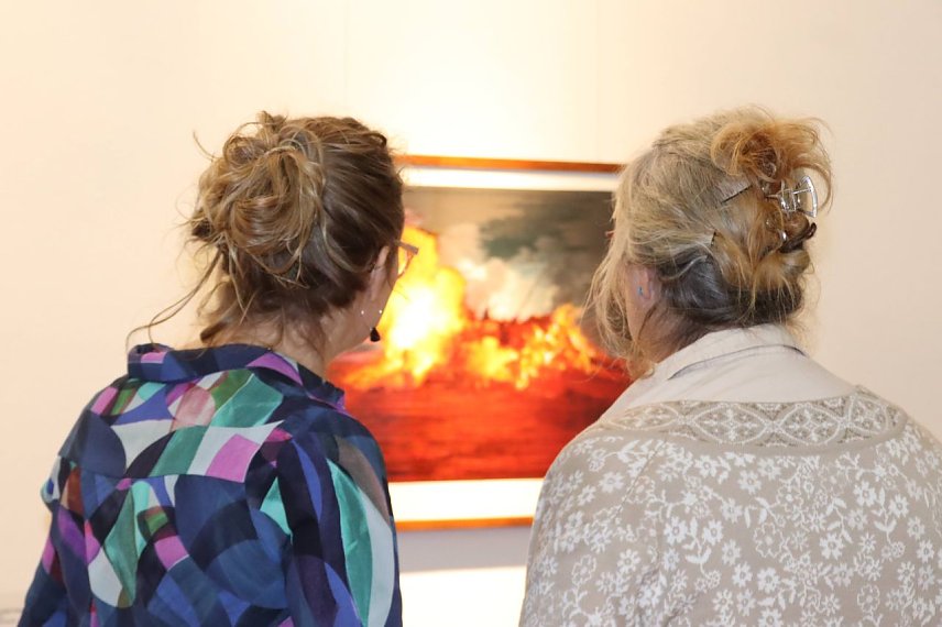 Bild: Ausstellung "Grafik Grenzenlos" im Kunsthaus Meyenburg