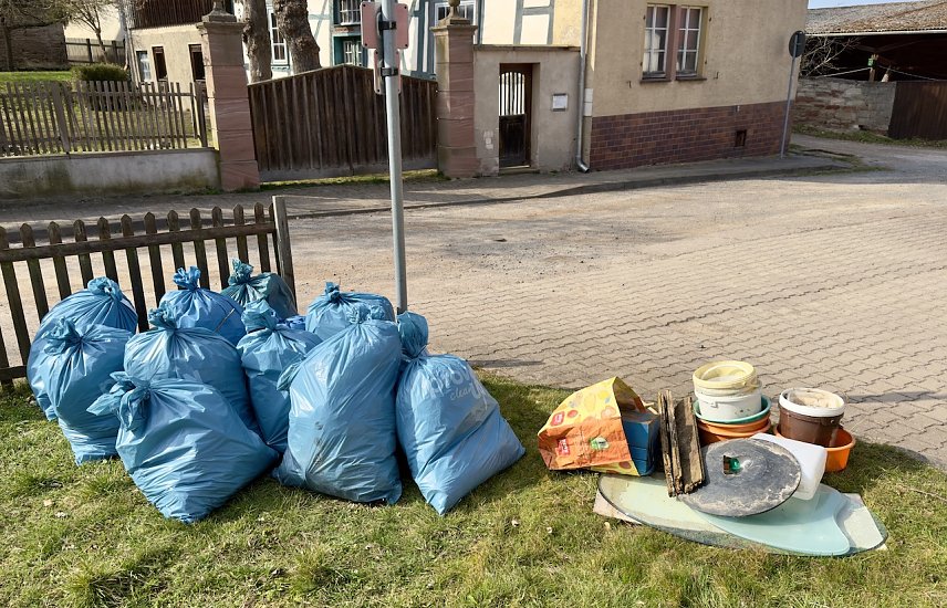 Bild: Fr&uuml;hjahrsputz in Auleben