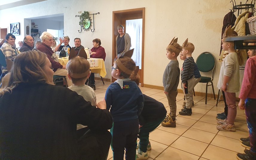 Bild: Oster-Besuch in der Diakonie