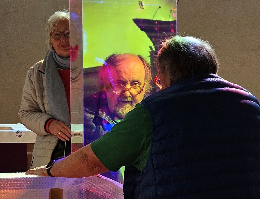Bild: Der K&uuml;nstler Ludger Hinse er&ouml;ffnet in Ellrich demn&auml;chst seine "LICHTwege" Ausstellung