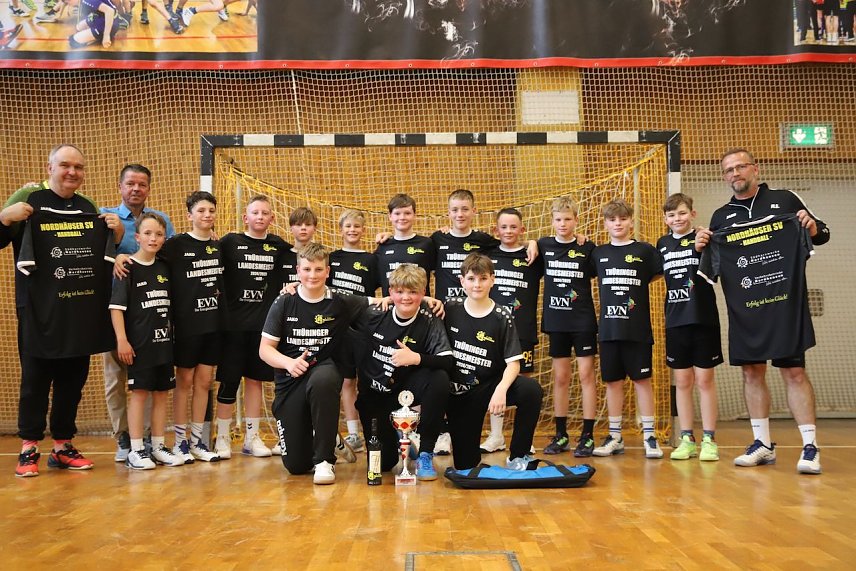 Bild: Landesmeister aus Nordhausen: NSV-Handball-Jungs