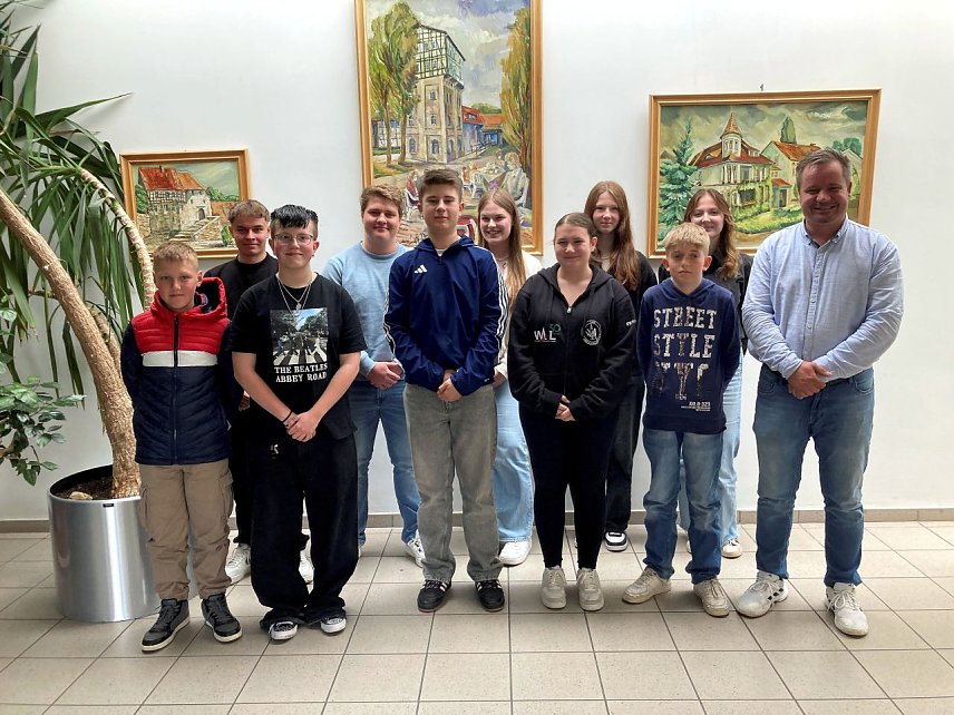 Bild: Der neue Jugendbeirat der Stadt Leinefelde-Worbis