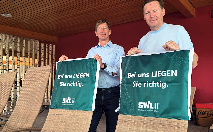Bild: Die Stadtwerke spendieren dem Leinebad neue Liegehussen