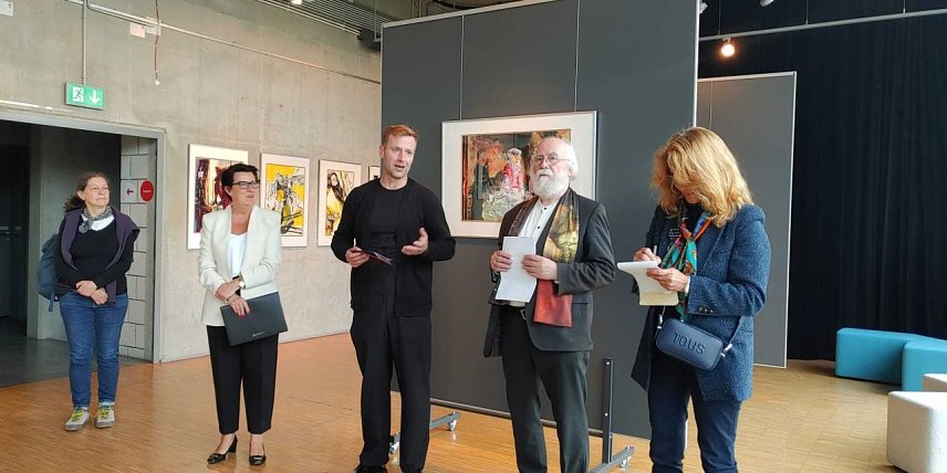 Bild: Vernissage in Warschau