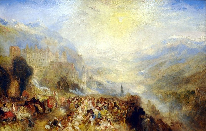 Bild: Heidelberger Schloss von William Turner (1841-43)