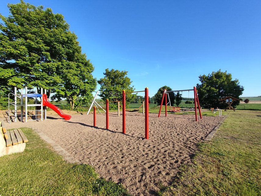 Bild: Der neue Spielplatz in Gro&szlig;werther