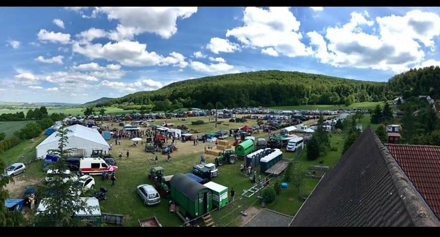 Bild: Treckerfest in Gro&szlig;lohra