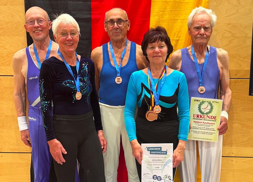Bild: Nordh&auml;user Turn-Senioren beim Turnfest in Leipzig