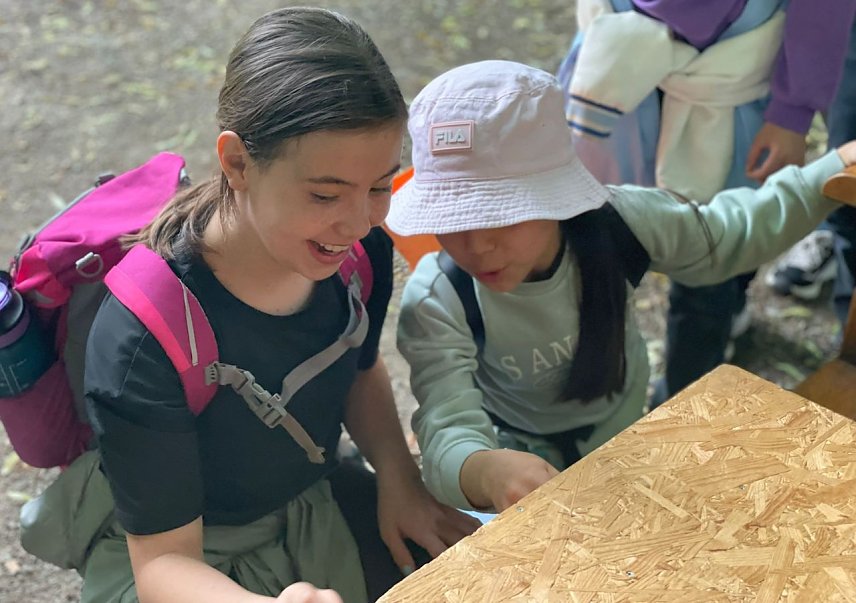 Bild: Waldjugendspiele mit en Brecht-Schule-Kindern