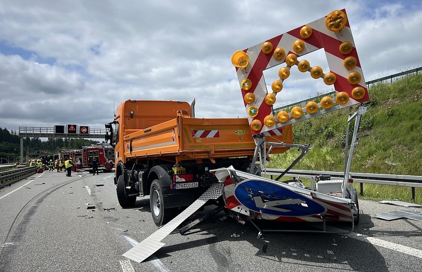 Bild: Tragischer Unfall auf der Autobahn 38