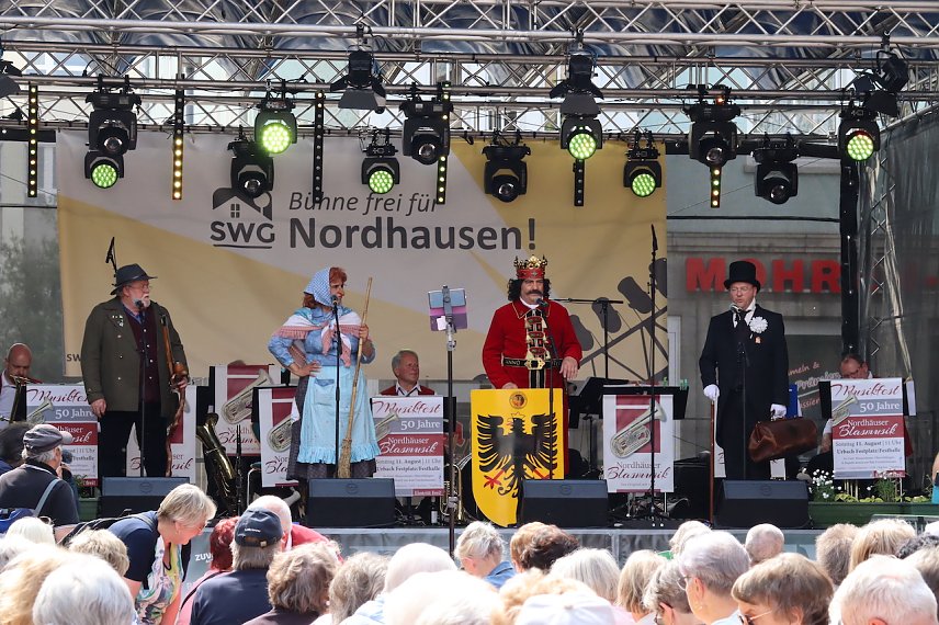Bild: Auftritte der Rolandgruppe zum 55. Nordh&auml;user Rolandsfest