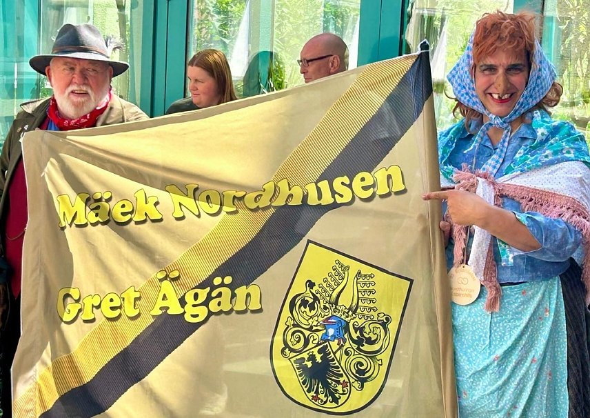 Bild: Die Rolandgruppe erfreute Bewohner im Pflegeheim