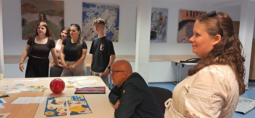 Bild: Jugendbegegnung am letzten Wochenende im Rahmen des Projektes "Generation Europe" mit Jugendlichen aus Nordhausen und Bochum