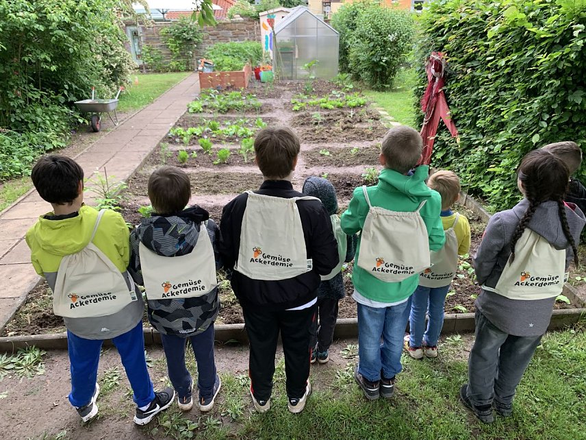 Bild: Der Schulgarten des F&ouml;rderzentrums Pestalozzi