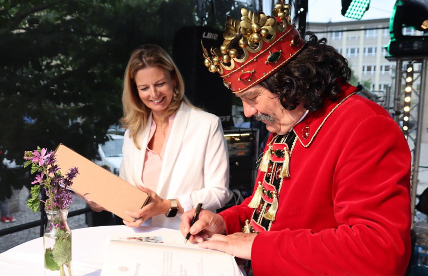 Bild: Michale Garke verabschiedete sich als Roland. wer wird sein Nachfolger?
