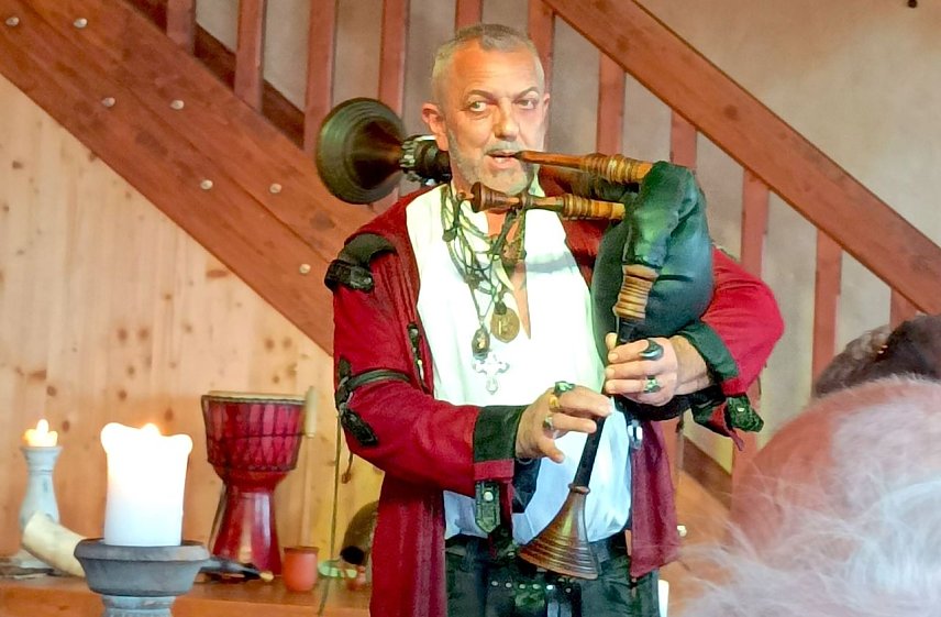 Bild: Kai Prengel auf der Burg Hohenstein in Neustadt
