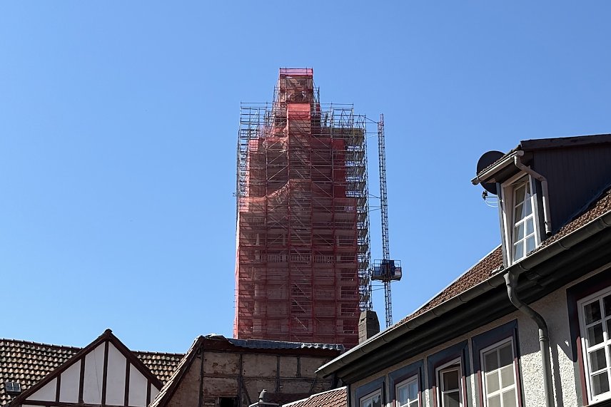 Bild: Im Look eines Wolkenkratzers: Bad Langensalzaer Marktkirche