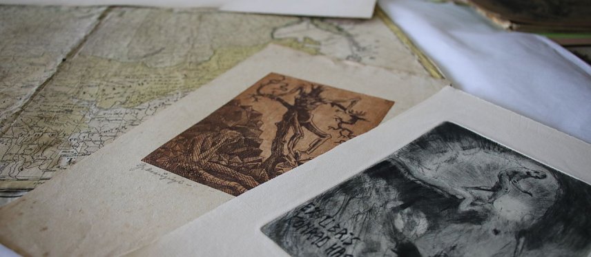 Bild: Karten, Kunst und Literatur aus der Rose-Sammlung bietet der zweite Nordh&auml;user B&uuml;chermarkt demn&auml;chst in der Villa des Park Hohenrode