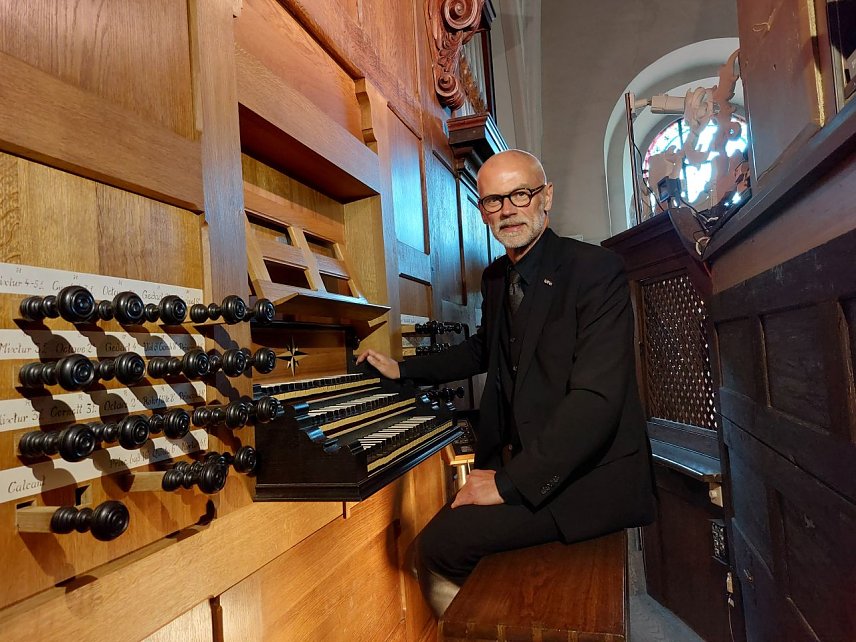 Bild: Organist Arjan Breukhoven