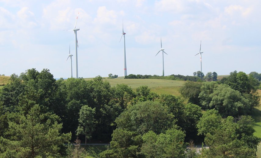 Bild: Windr&auml;der in Th&uuml;ringen
