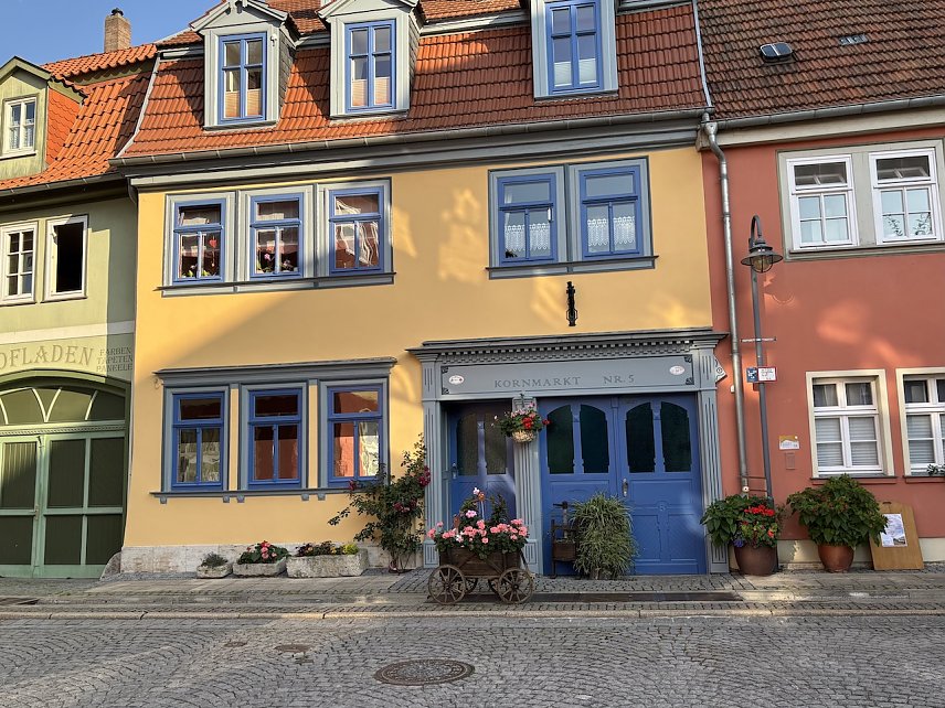 Bild: In der laut Reisereporter.de sch&ouml;nsten Kleinstadt Deutschlands: Kornmarkt Bad Langensalza