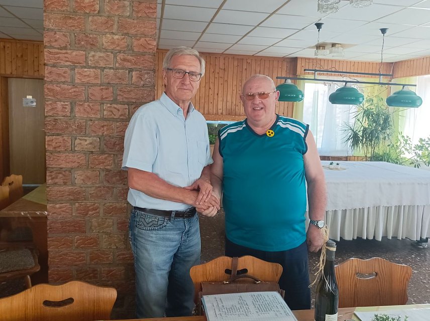 Bild: v.li.n.re. Manfred Kuksch + Thomas Leipold