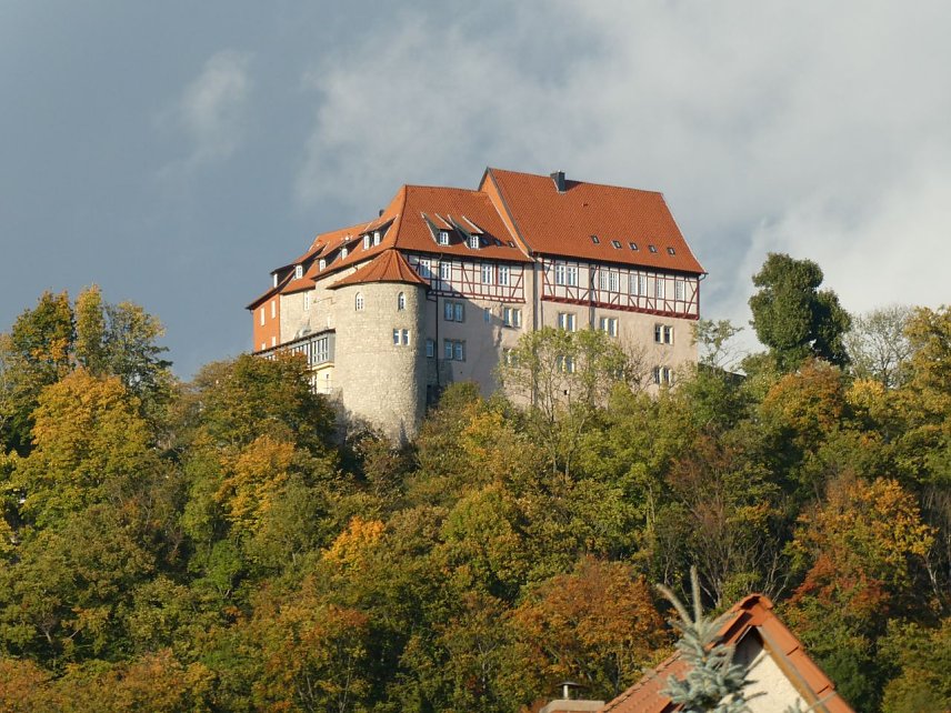 Bild: Burg Bodenstein - die Junker von Wintzingerode erhalten 1675 noch Abgaben in Form von Hafer aus Breitenbach, weil sie in der Vergangenheit Hunde hielten um Schaden durch W&ouml;lfe f&uuml;r den Ort Breitenbach abzuwenden.