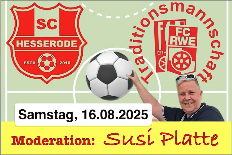 Bild: Zum Hesser&ouml;der Dorf-, Sport- und Familienfest freut man sich auf sportlichen Besuch aus Erfurt