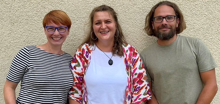 Bild: v.l.: Beate Dietrich, Jenny Ettrich und Friedrich Ederer