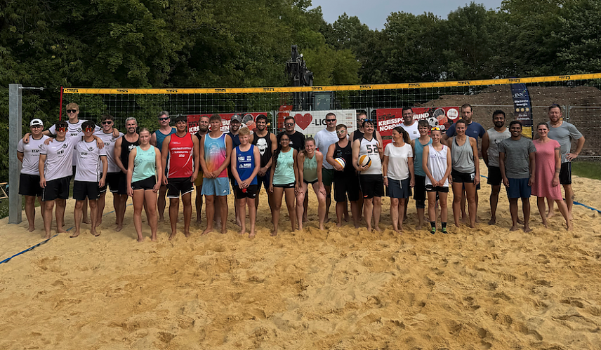 Bild: Talk and Play - an der Hochschule Nordhausen wurde Volleyball gespielt und geschwatzt