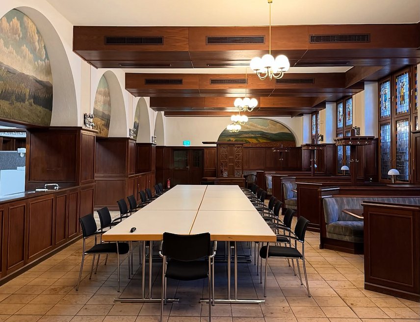 Bild: Ratskeller als Sitzungszimmer