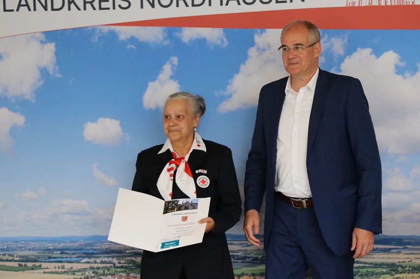 Bild: F&uuml;r Erste Hilfe genau die Richtige: Edda Freybote