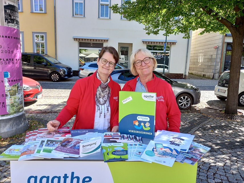 Bild: Das AGATHE Team unterwegs in Greu&szlig;en