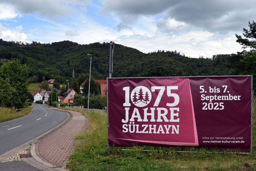 Bild: In S&uuml;lzhayn wird am Wochenende gro&szlig; Geburtstag gefeiert