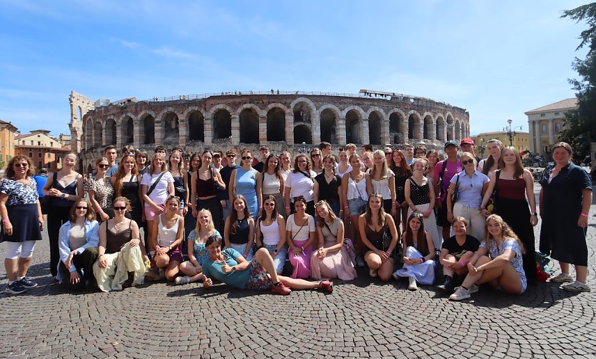 Bild: 12. Klassen des Humboldt Gymnasiums in Venedig