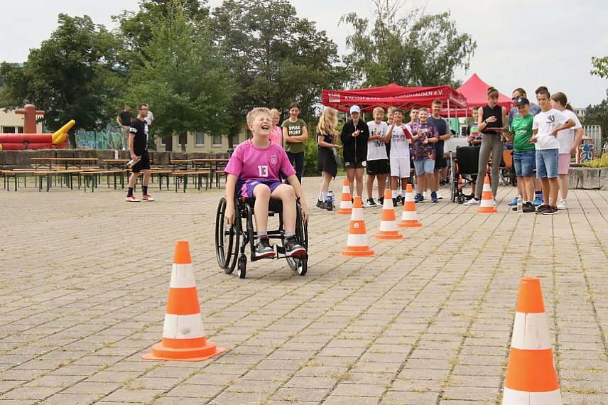 Bild: Inklusives Sportfest von Lebenshilfe und Lessing-Schule 2024, Nordhausen