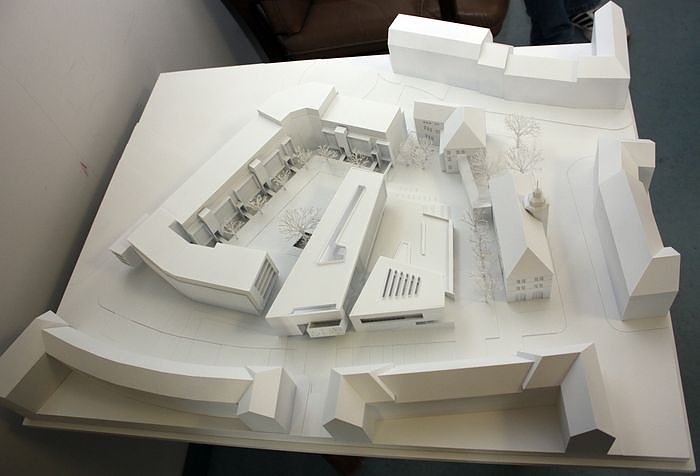 Bild: Mehrzweckgeb&auml;ude im Modell