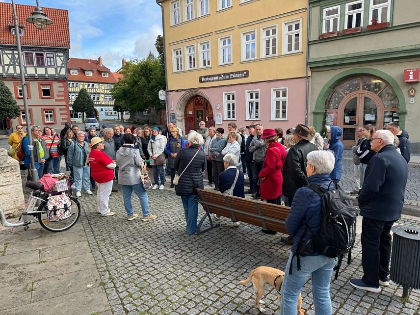 Bild: Er&ouml;ffnung der Sonderf&uuml;hrung zum Tag des offenen Denkmals in Bad Langensalza 